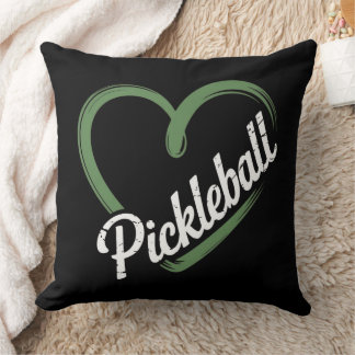 Almofada Coração de Pickleball - Esportes Minimalistas