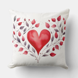 Almofada Coração de planta