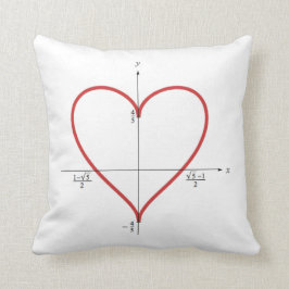 Almofada Coração matemático