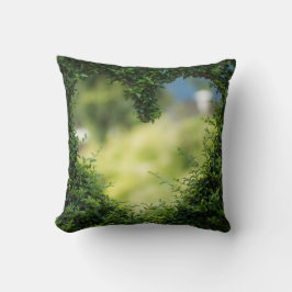 Almofada Coração Tópico Verde