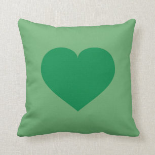 Almofada Coração Verde