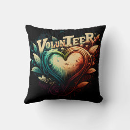 Almofada Coração voluntário