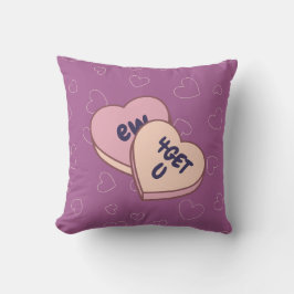 Almofada Corações Adultos Quebram Dia Anti-Valentim