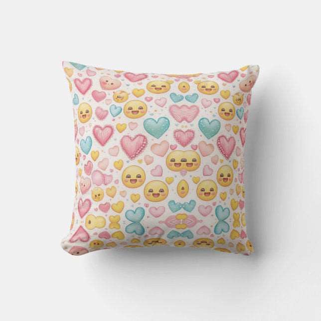 Almofada Corações Emoji (Frente)