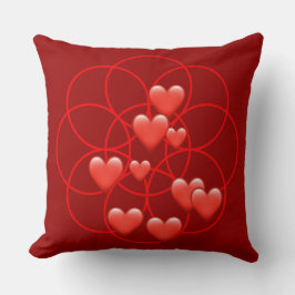 Almofada Corações, Flor do Padrão de Vida