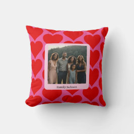 Almofada corações personalizados do dia dos namorados amor 