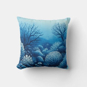 Almofada Coral Azul