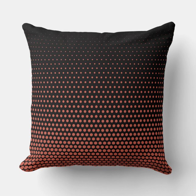 Almofada Coral Techno Dots Modern Black (Frente)