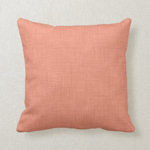Almofada Coral texturizado "coral calmante".  sólido popul
