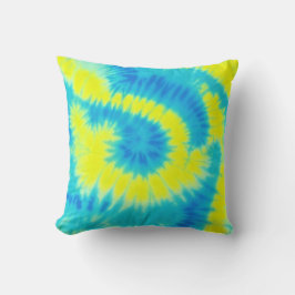 Almofada Corante azul e amarelo