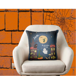 Almofada Cores de Água do Halloween Cutis Personalizadas
