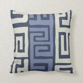 Almofada Cores de terra legal inspiradas pano de Kuba