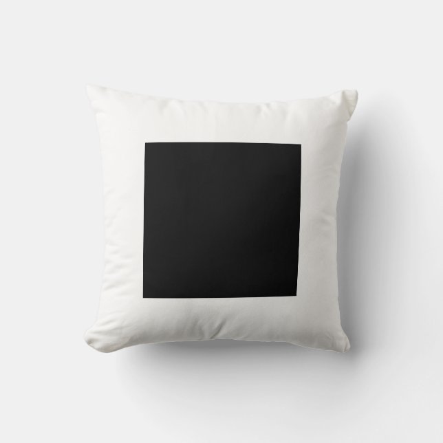 Almofada Cores quadradas - Preto e Branco (Frente)