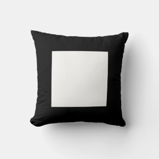 Almofada Cores Quadradas - Preto e Branco (Alternativo)