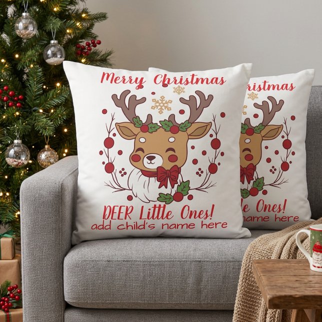 Almofada Cores Sazonais de Natal ''PEQUENINOS'' Doces (Criador carregado)