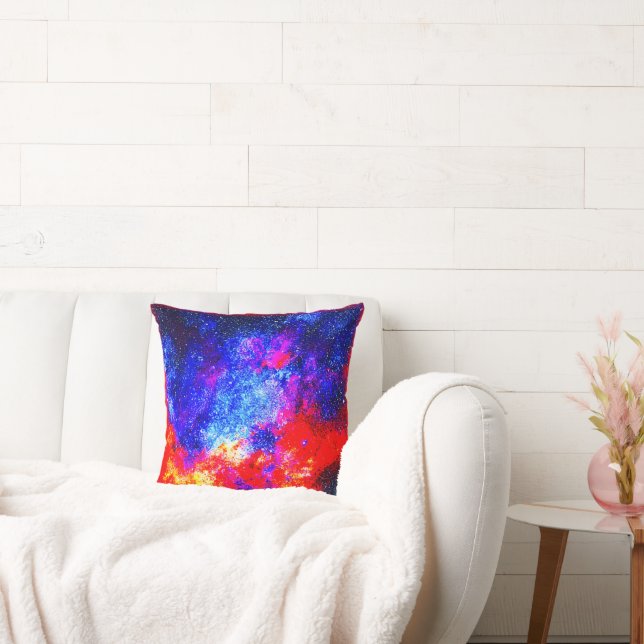 Almofada Cores Vibrantes de Nebulosas. Comprar Agora (Sofá)