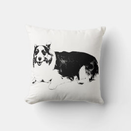 Almofada Corgi Descansando com Tranquilidade