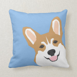 Almofada Corgi - Travesseiro de Peeking Corgi - Corgi - ilu
