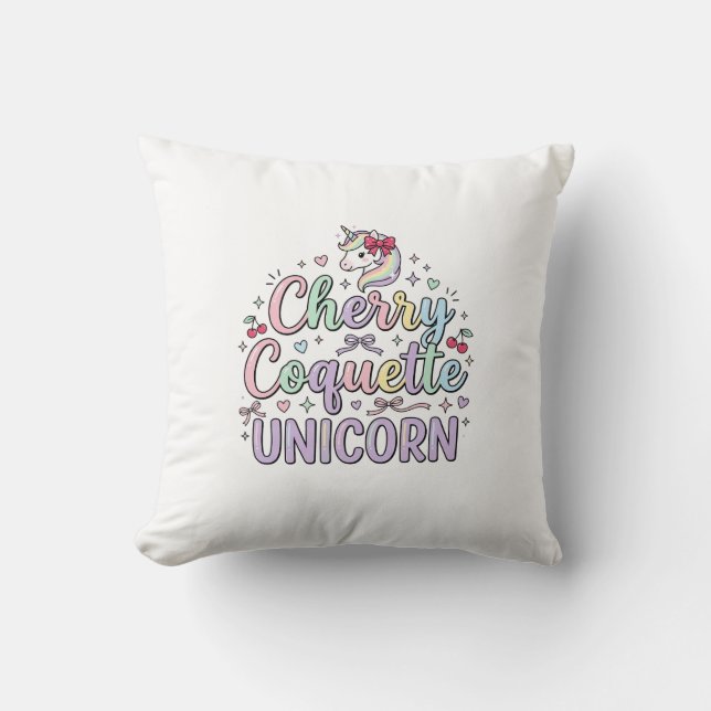 Almofada Coringa Cereja Coquete Coringa Original Zazzle De (Frente)