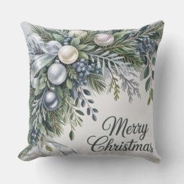 Almofada "Coroa de Natal de Inverno"