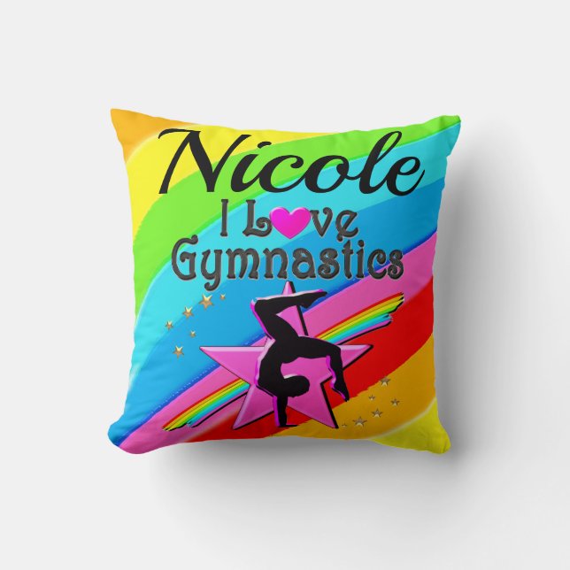 ALMOFADA COROSO EU AMO GINÁSTICA PERSONALIZADA DESIGN (Frente)