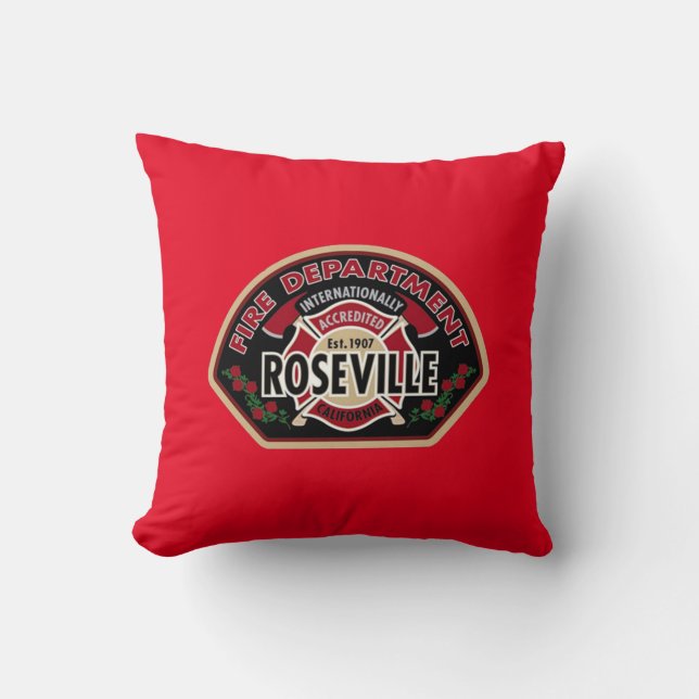 Almofada Corpo de Bombeiros de Roseville (Frente)