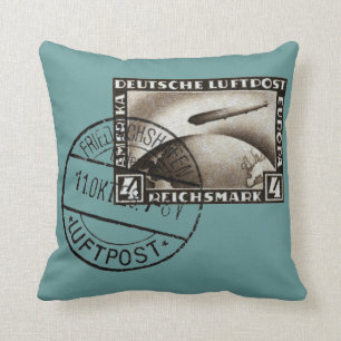 Almofada Correio aéreo 1928 do zepelim