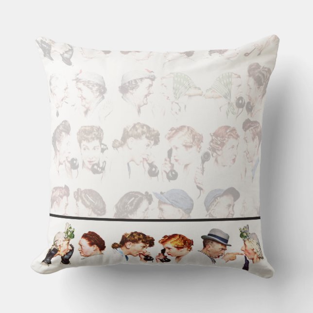 Almofada Corrente da bisbolhetice (Frente)