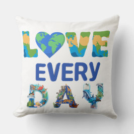 Almofada Correspondência com a Terra do Amor Todos os Dias