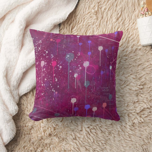 Almofada Cosmic Berry Picking: Abstract Art (Cobertor)