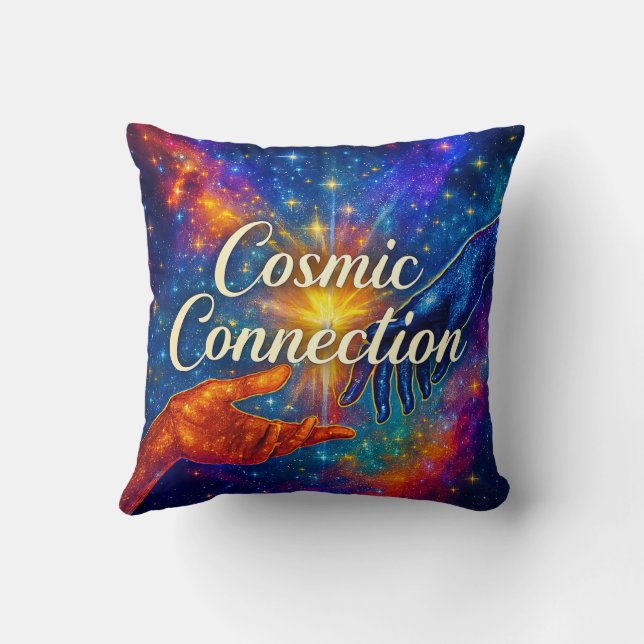 Almofada 🪐 Cosmic Connection Decorative Pillow (Verso)