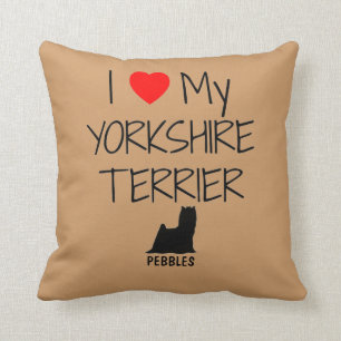 Almofada Costume Adoro Meu Yorkshire Terrier