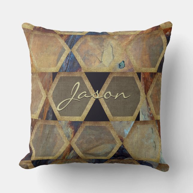 Almofada Costume estético de abelha marrom do estilo loft i (Frente)