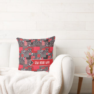 Almofada Costura Personalizada Patchwork Costure ao Seu Gos