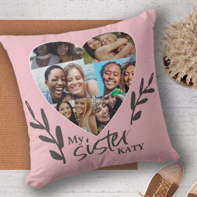Almofada Cota de Colagem de Fotos do Coração da Irmã Keepsa (Criador carregado)