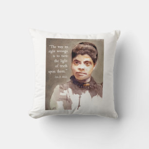 Almofada Cota de Ida B Wells e "Verdade"