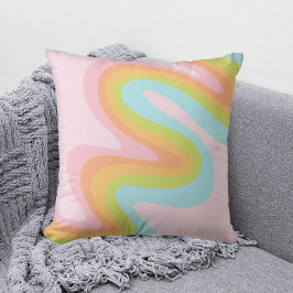 Almofada Cotovelo-arco-íris pastel