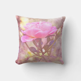 Almofada Cottage Chic Rosa