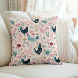 Almofada Cottagecore Floral Frango