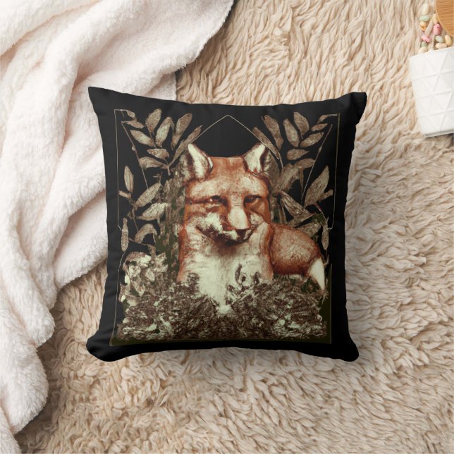 Almofada Cottagecore Fox Vintage (Cobertor)
