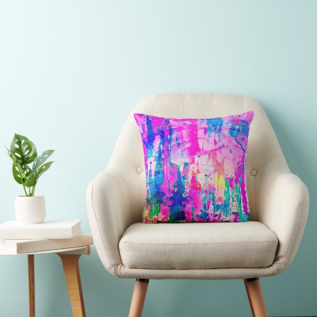 Almofada cotton candy abstract modern dream (Cadeira)