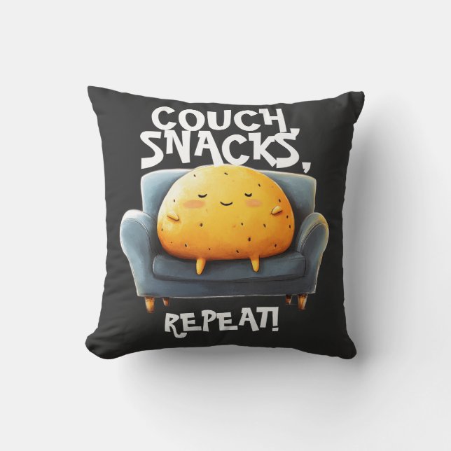 Almofada Couch Potato Funny (Frente)