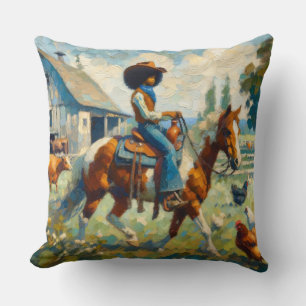 Almofada Countryside Cowgirl Chic Travesseiro - Um Toque de
