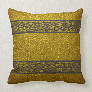 Almofada Couro amarelo