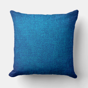 Almofada Couro Azul