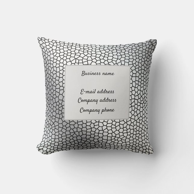 Almofada Couro de vidro escondido Elegante (Frente)