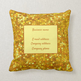 Almofada Couro de vidro escondido Elegante