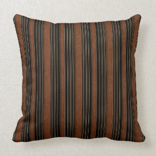 Almofada Couro e preto de Brown