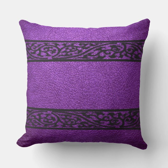 Almofada Couro-roxo (Frente)