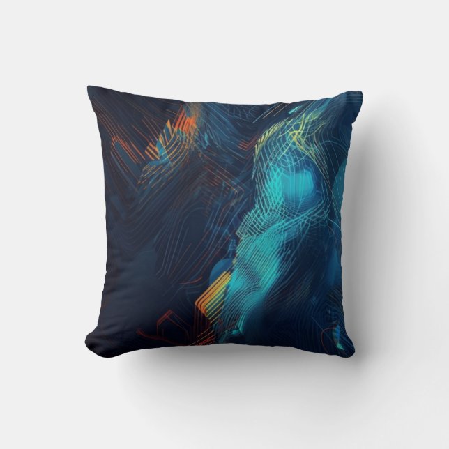 Almofada Coussin art abstrait (Frente)